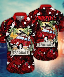 Louisville Cardinals NCAA Flower Hawaii Shirt For Fans Ver 35