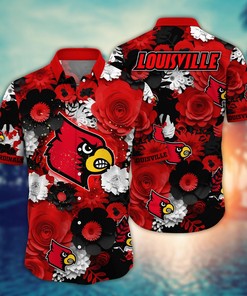 Louisville Cardinals NCAA Flower Hawaii Shirt For Fans Ver 36