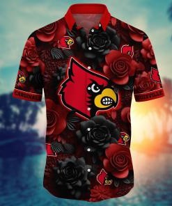 Louisville Cardinals NCAA Flower Hawaii Shirt For Fans Ver 37