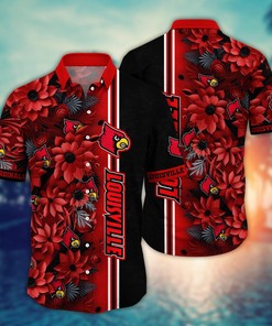Louisville Cardinals NCAA Flower Hawaii Shirt For Fans Ver 5