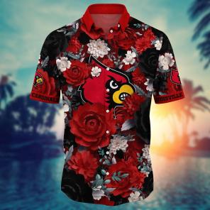 Louisville Cardinals NCAA Flower Hawaii Shirt For Fans Ver 7