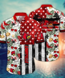 Louisville Cardinals NCAA Flower Hawaii Shirt For Fans Ver 8