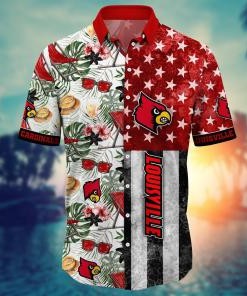 Louisville Cardinals NCAA Flower Hawaii Shirt For Fans Ver 8