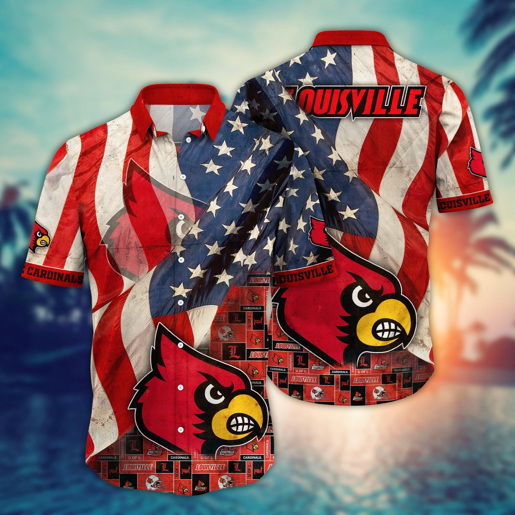 Louisville Cardinals NCAA Flower Hawaii Shirt For Fans Ver 9