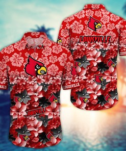Louisville Cardinals NCAA Hawaiian Shirt Gift For Fan