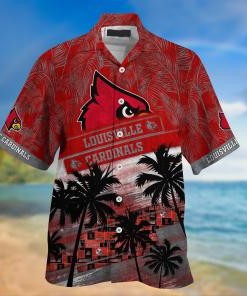 Louisville Cardinals NCAA Palm Tree Pattern Hawaii Shirt For Sports Fans