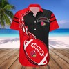 Louisville Cardinals Red and Black Hawaiian Shirt - Perfect for Game Day