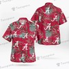 Make a Statement with Alabama Crimson Tide Logo Flower Pattern Hawaiian Shirt
