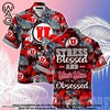 Make a Statement with Utah Utes Stress Blessed Obsessed Summer Beach Hawaiian Shirt 