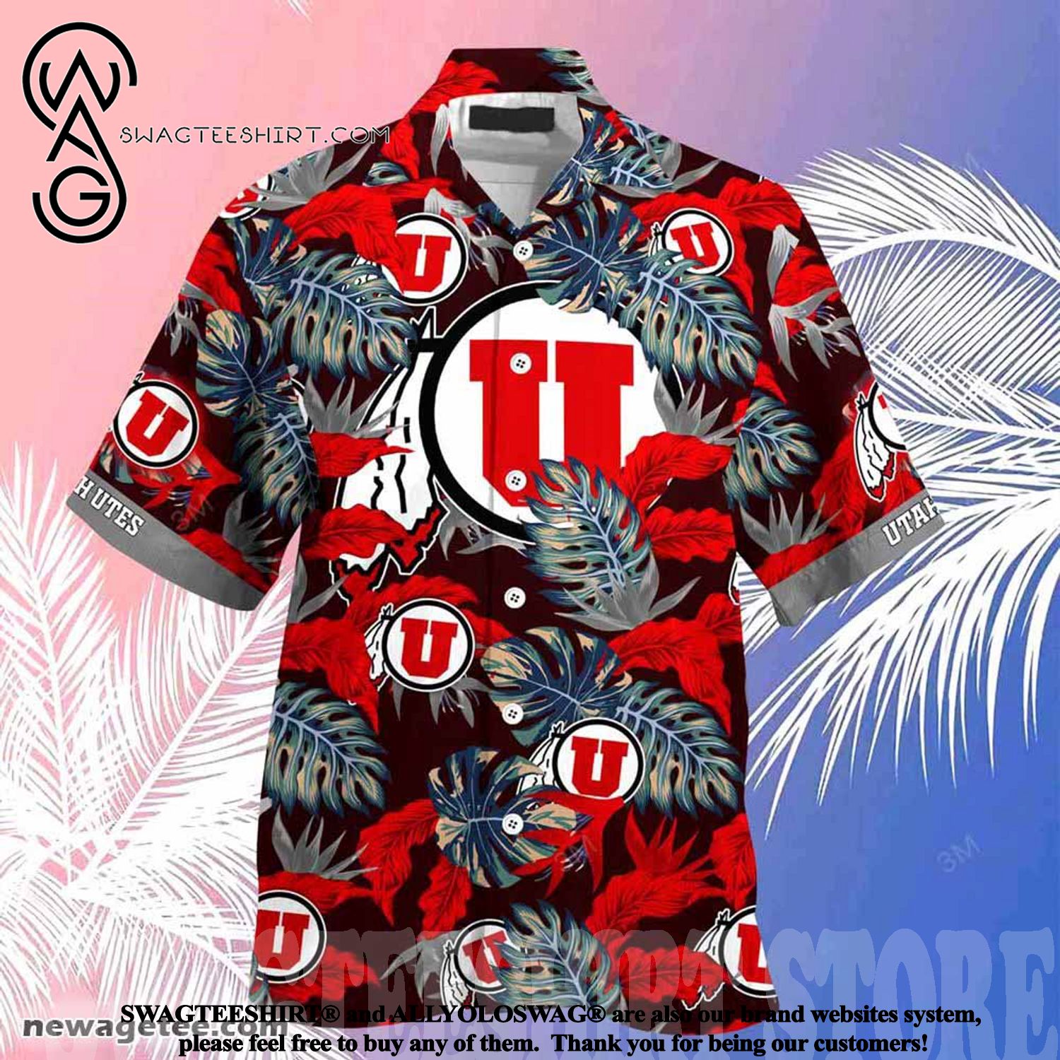 Make a Statement with Utah Utes Stress Blessed Obsessed Summer Beach Hawaiian Shirt