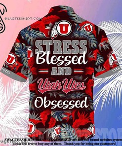 Make a Statement with Utah Utes Stress Blessed Obsessed Summer Beach Hawaiian Shirt