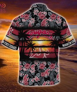 Make a Statement with Washington State Cougars Floral Summer Hawaiian Shirt for Sports Enthusiasts