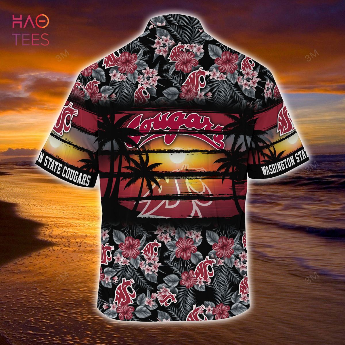 Make a Statement with Washington State Cougars Floral Summer Hawaiian Shirt for Sports Enthusiasts