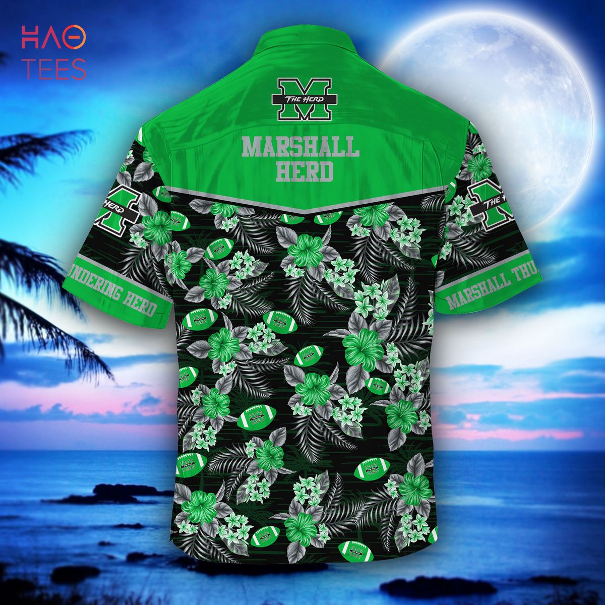 Marshall Thundering Herd Hawaiian Shirt - New Gift for Summer with Limited Stock - Get Yours Now!