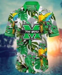 Marshall Thundering Herd NCAA Flower Hawaii Shirt For Fans Ver 1