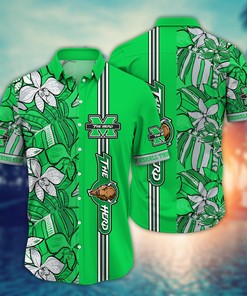 Marshall Thundering Herd NCAA Flower Hawaii Shirt For Fans Ver 14