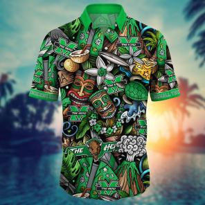 Marshall Thundering Herd NCAA Flower Hawaii Shirt For Fans Ver 18