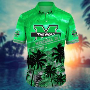 Marshall Thundering Herd NCAA Flower Hawaii Shirt For Fans Ver 21
