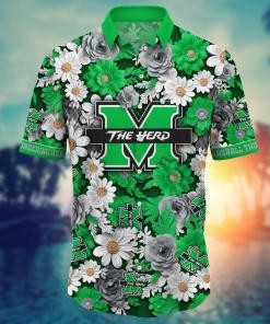 Marshall Thundering Herd NCAA Flower Hawaii Shirt For Fans Ver 22