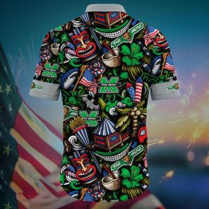Marshall Thundering Herd NCAA Flower Hawaii Shirt For Fans Ver 24
