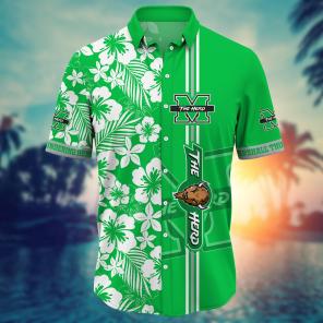 Marshall Thundering Herd NCAA Flower Hawaii Shirt For Fans Ver 26