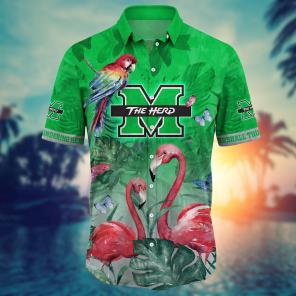 Marshall Thundering Herd NCAA Flower Hawaii Shirt For Fans Ver 29
