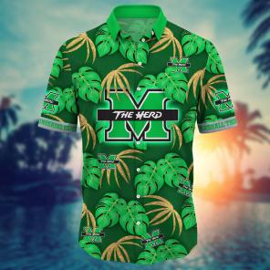 Marshall Thundering Herd NCAA Flower Hawaii Shirt For Fans Ver 31
