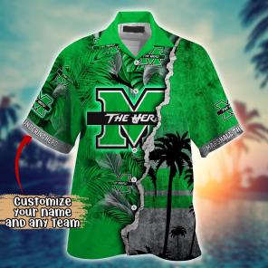Marshall Thundering Herd NCAA Flower Hawaii Shirt For Fans Ver 33