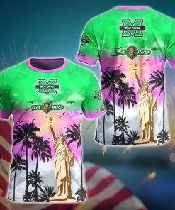 Marshall Thundering Herd NCAA Flower Hawaii Shirt For Fans Ver 37