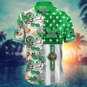 Marshall Thundering Herd NCAA Flower Hawaii Shirt For Fans Ver 7