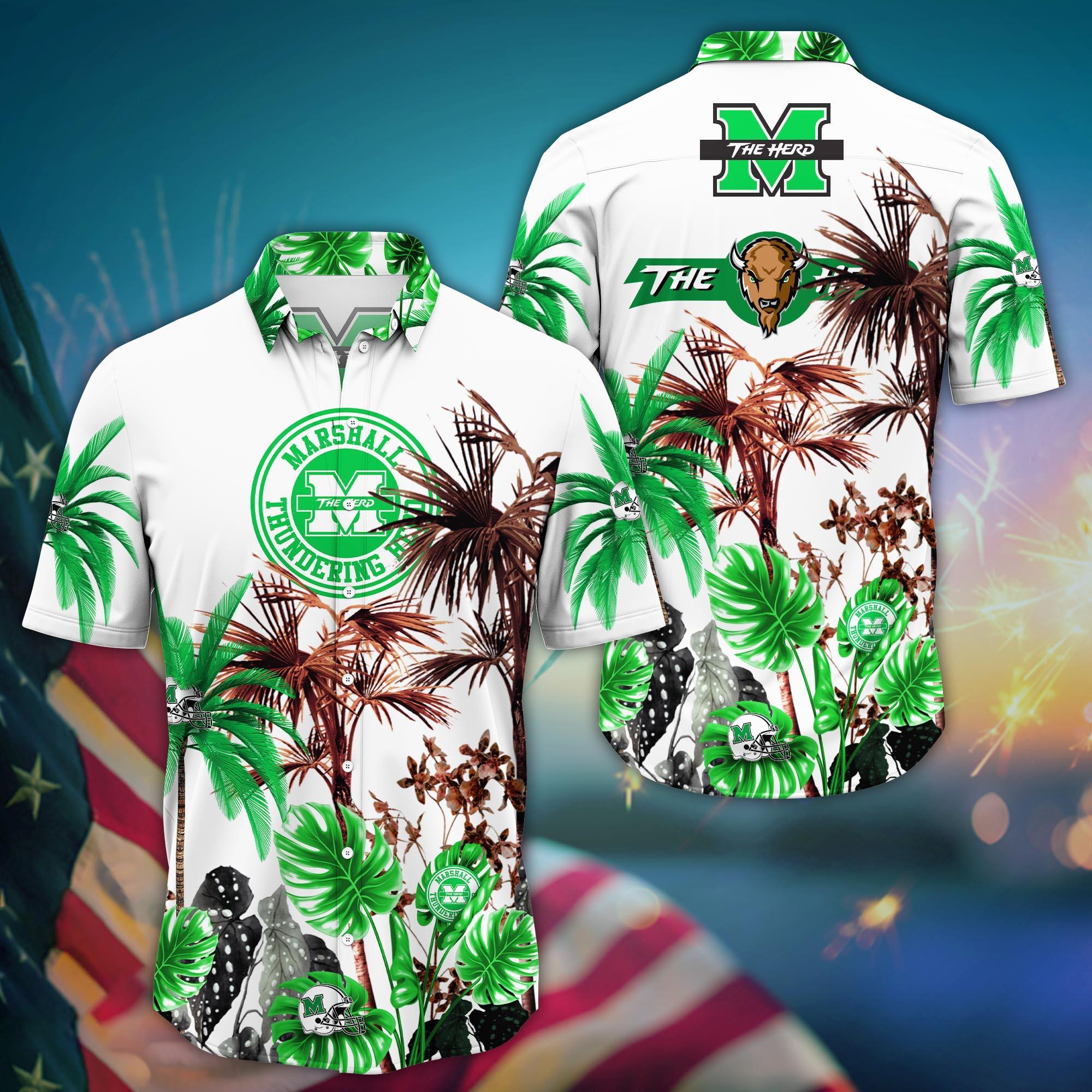 Marshall Thundering Herd NCAA Hawaii Shirt For Fans Ver 2