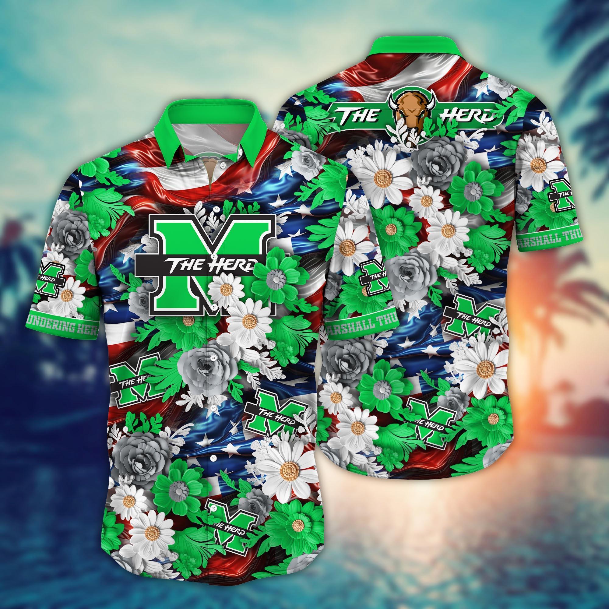 Marshall Thundering Herd NCAA Hawaii Shirt Ver 3