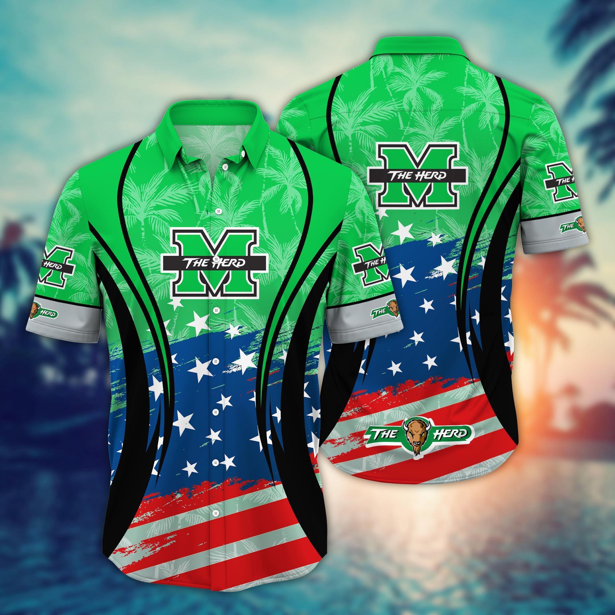 Marshall Thundering Herd NCAA Hawaiian Shirt For Fans