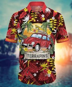 Maryland Terrapins NCAA Flower Hawaii Shirt For Fans Ver 1