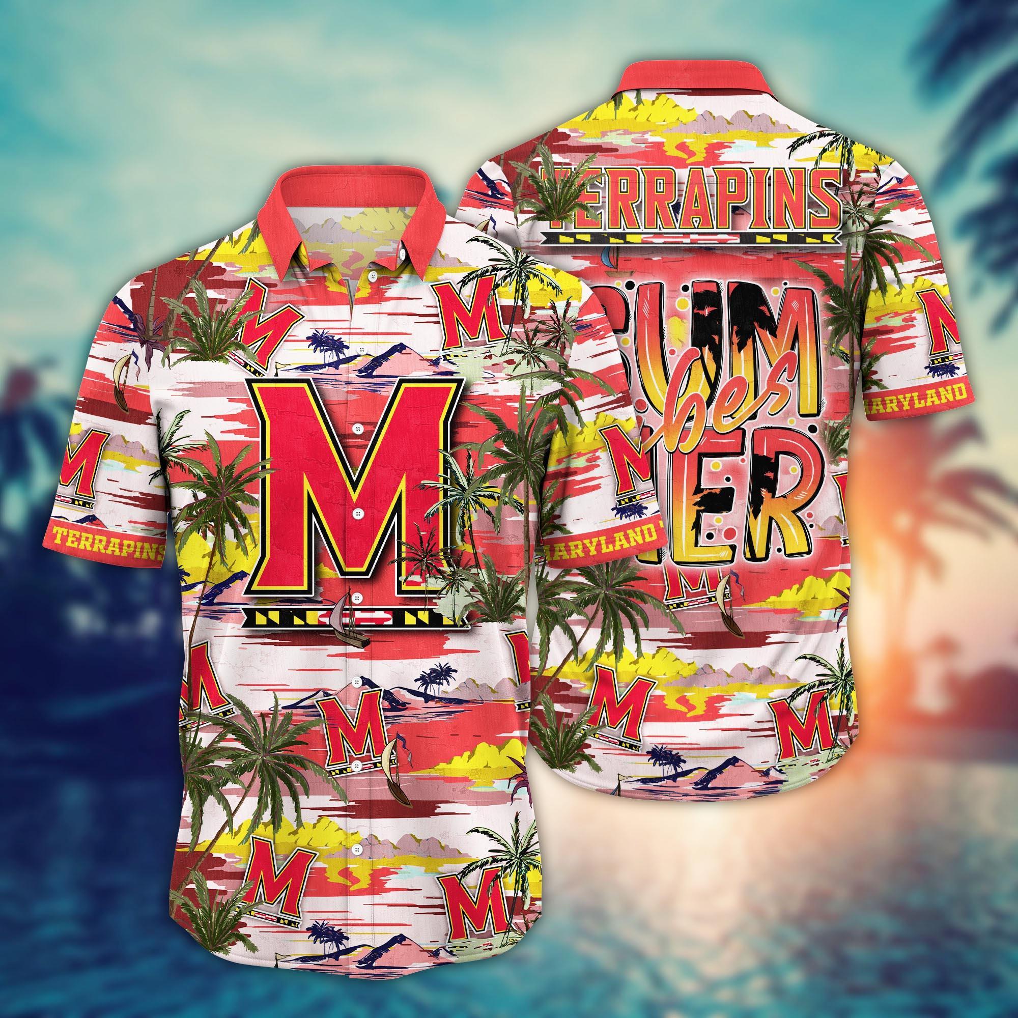 Maryland Terrapins NCAA Flower Hawaii Shirt For Fans Ver 10