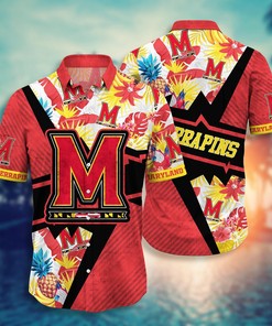 Maryland Terrapins NCAA Flower Hawaii Shirt For Fans Ver 12