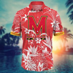 Maryland Terrapins NCAA Flower Hawaii Shirt For Fans Ver 14