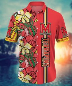 Maryland Terrapins NCAA Flower Hawaii Shirt For Fans Ver 15
