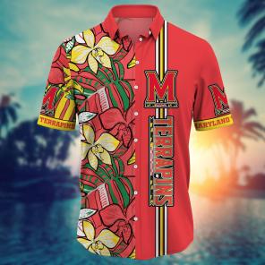 Maryland Terrapins NCAA Flower Hawaii Shirt For Fans Ver 15