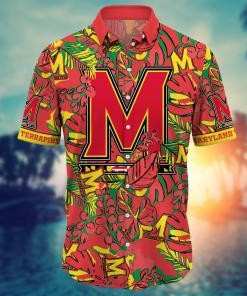 Maryland Terrapins NCAA Flower Hawaii Shirt For Fans Ver 16