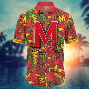 Maryland Terrapins NCAA Flower Hawaii Shirt For Fans Ver 16