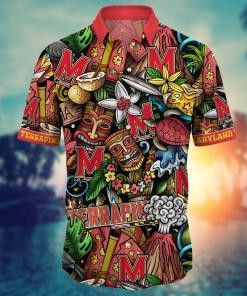 Maryland Terrapins NCAA Flower Hawaii Shirt For Fans Ver 17