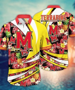 Maryland Terrapins NCAA Flower Hawaii Shirt For Fans Ver 18