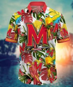 Maryland Terrapins NCAA Flower Hawaii Shirt For Fans Ver 2