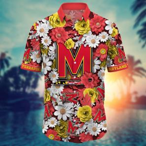 Maryland Terrapins NCAA Flower Hawaii Shirt For Fans Ver 21