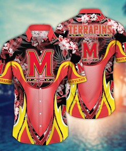Maryland Terrapins NCAA Flower Hawaii Shirt For Fans Ver 23