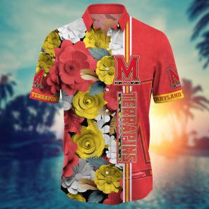 Maryland Terrapins NCAA Flower Hawaii Shirt For Fans Ver 24