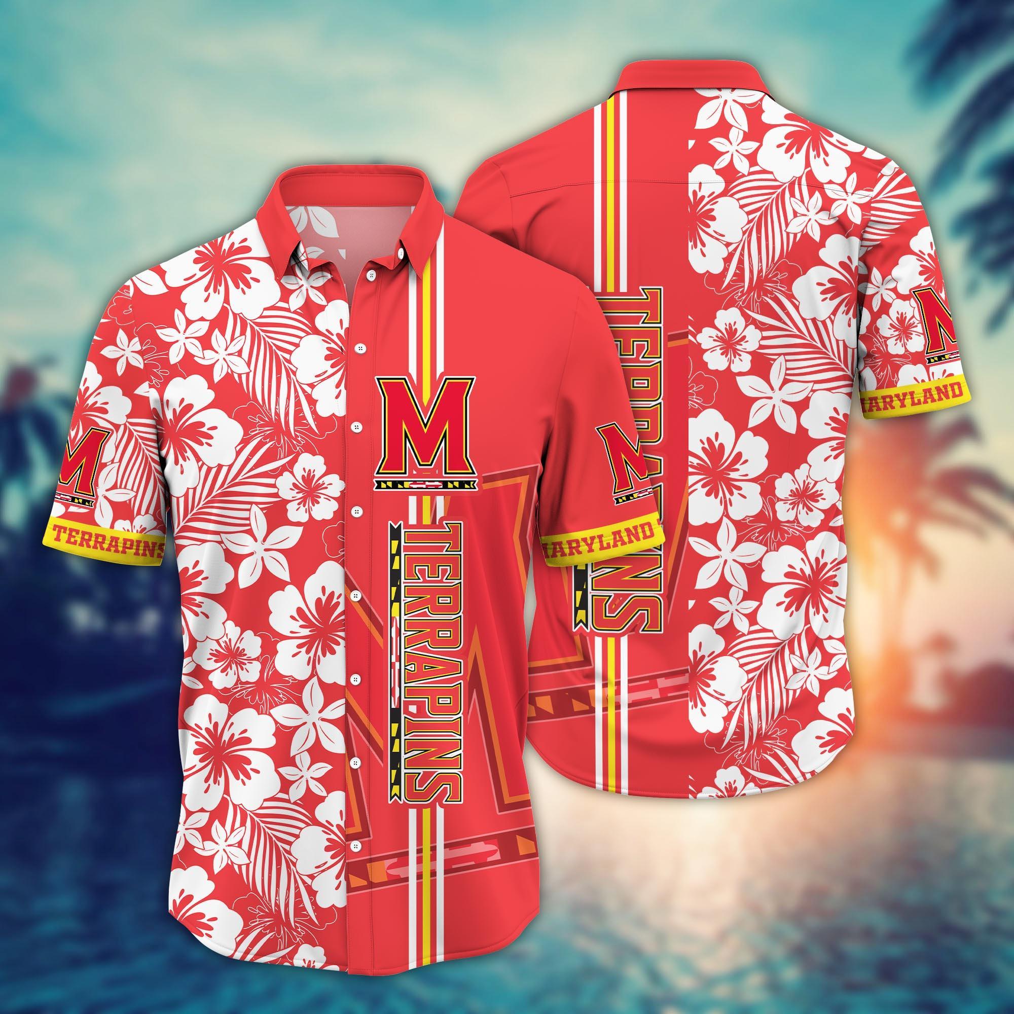 Maryland Terrapins NCAA Flower Hawaii Shirt For Fans Ver 26