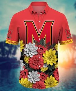 Maryland Terrapins NCAA Flower Hawaii Shirt For Fans Ver 27