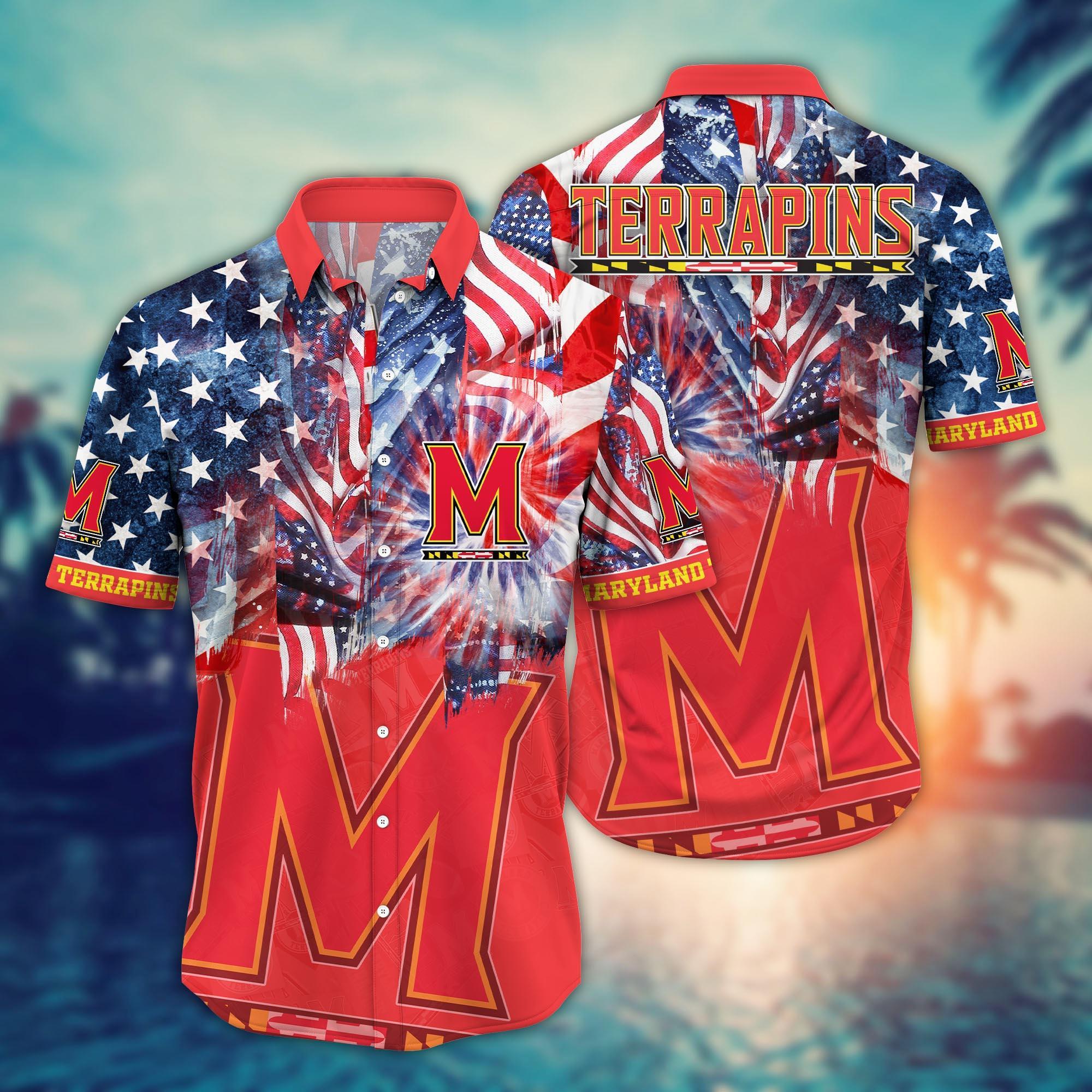 Maryland Terrapins NCAA Flower Hawaii Shirt For Fans Ver 31